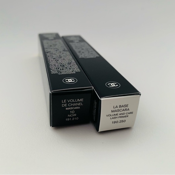 🆕 Bundle Chanel Le Volume Mascara Black Noir and La Base Lash Primer Set New - Picture 3 of 5